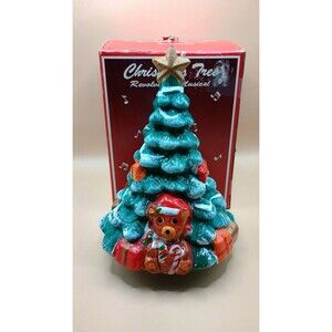 Rare Vintage Brinn's Musical Christmas Tree. Made in Taiwan.